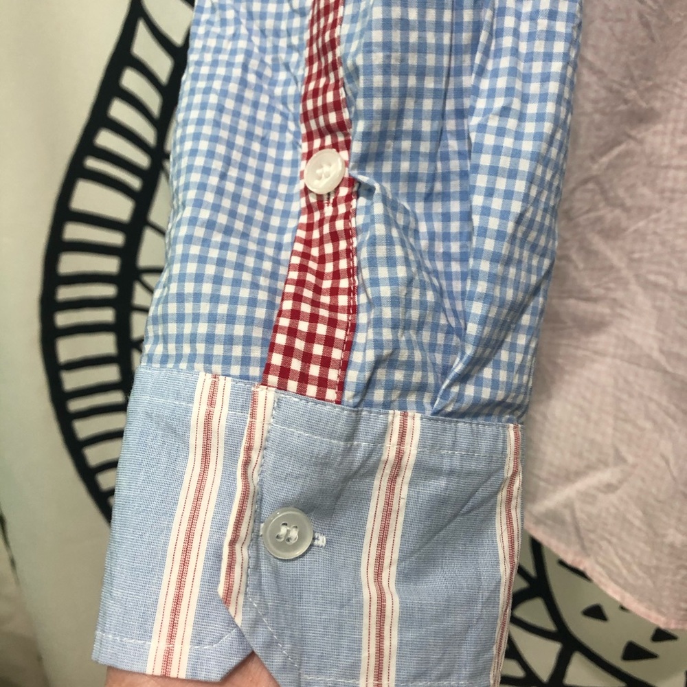 Lane Bryant Mixed Pattern Button Down - image 4